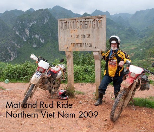 Mat and Rud Ride Northern Viet Nam 2009