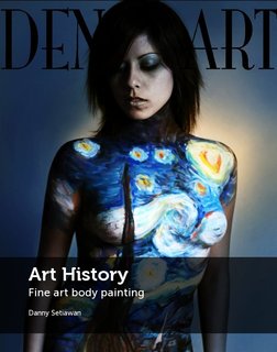 Art History Fine art body painting