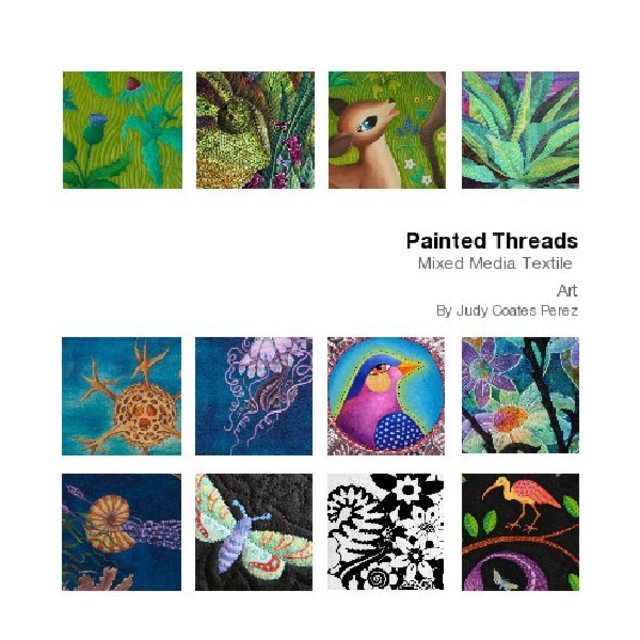 Painted Threads Mixed Media Textile Art By Judy Coates Perez