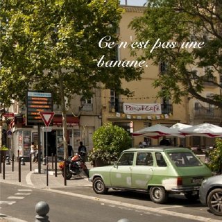 Ce n'est pas une banane