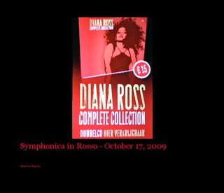 Symphonica in Rosso - October 17, 2009