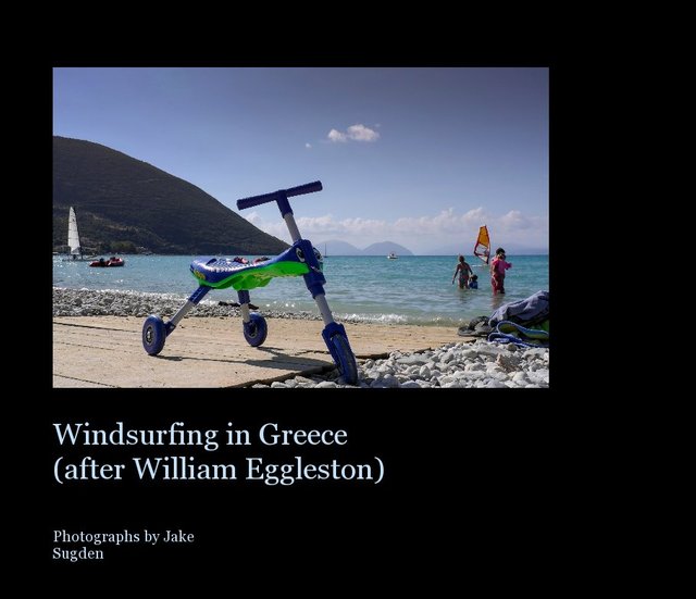 Windsurfing in Greece (after William Eggleston)